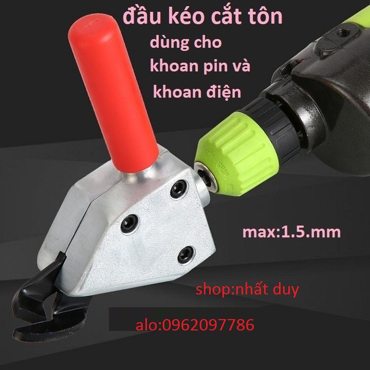 bộ chuyển đổi máy khoan thành máy cắt tôn