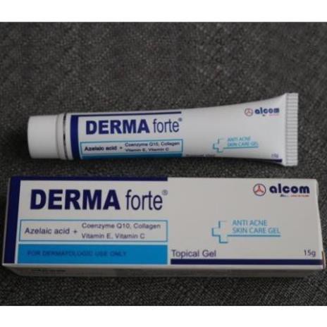 Gel giảm mụn, mờ thâm DERMA FORTE (15G) - FREESHIP 99k