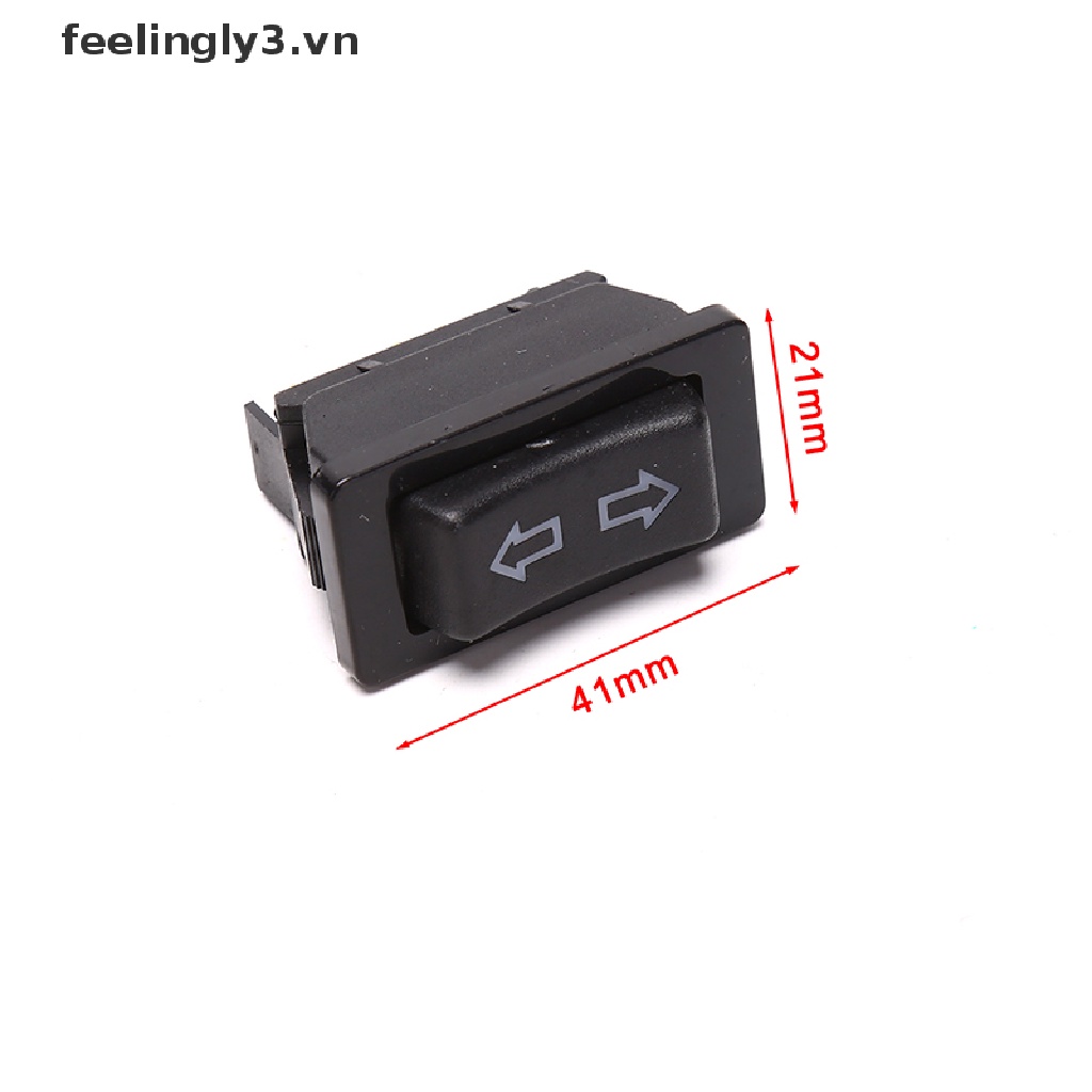 Công Tắc Nguồn Cửa Sổ Xe Hơi DPDT DC 12V 20A 5 Pin Màu Đen Thông Dụng