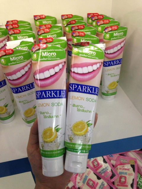 🌺Kem đánh răng SPARKLE  🌺
➡ xuất xứ : Thái Lan 🇹🇭
