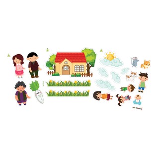 Set đồ chơi khơi dậy sức sáng tạo, 0-3 tuổi, KHUNG RỐI KỂ CHUYỆN "NHỔ CỦ CẢI", Hộp Háo Hức