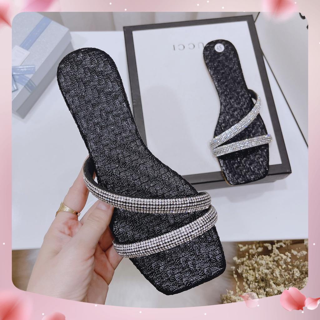 DÉP THỜI TRANG ĐÁ CHÉO SIÊU ĐẸP