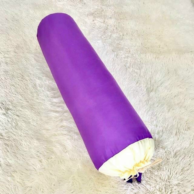 Ruột gối ôm kèm vỏ lụa sateen kích thước 35x100cm