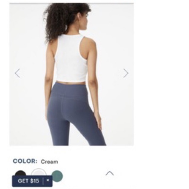 Áo sát nách dáng Crop top nữ AE