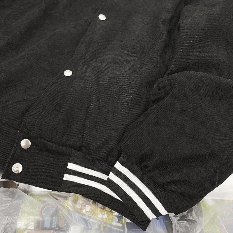 Áo Khoác Bomber Nỉ 2 Lớp Bên Trong Lót Dù The Bad God Unisex | BigBuy360 - bigbuy360.vn