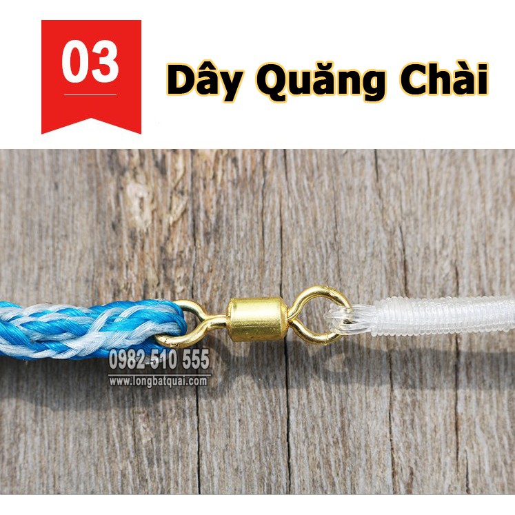 Chài Dù Thái-Chì Đúc Dài 3mét Bung 6m nặng 3,8kg