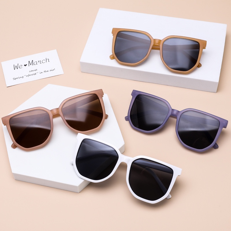 Kính Mát Gọng Vuông Cỡ Lớn Chống Tia UV Thời Trang