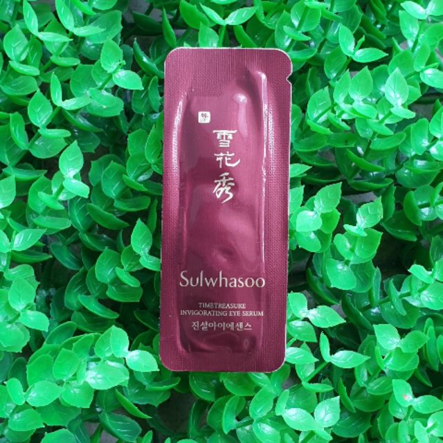 Set 10 gói serum dưỡng vùng mắt thông đỏ Sulwhasoo Timetreasure Invigorating Eye Serum