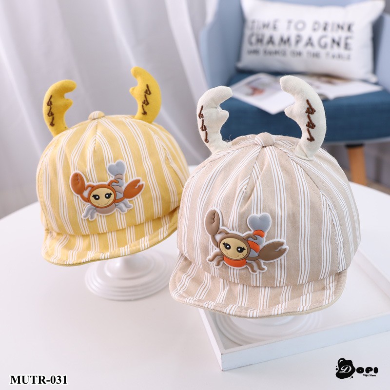 Mũ lưỡi trai cho bé trai bé gái từ 6-24 tháng MUTR-031