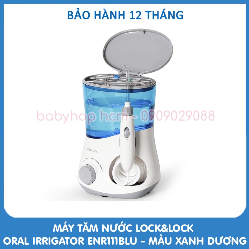 [BH 12 Tháng] Máy Tăm Nước Lock&amp;Lock Oral Irrigator ENR111BLU Màu Xanh Dương