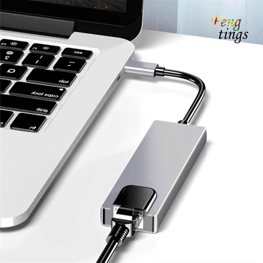 Bộ Chuyển Đổi Đa Năng Type-C Sang 4k Hdmi-Compatible Rj45 Usb 3.0 Pd Hub