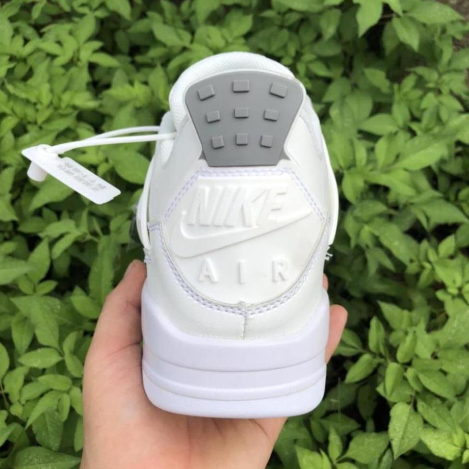Giày air Jordan 4 màu kem Full box, Giày thể thao JD4 nam nữ siêu hot Fullboxbill+ tặng dây | BigBuy360 - bigbuy360.vn