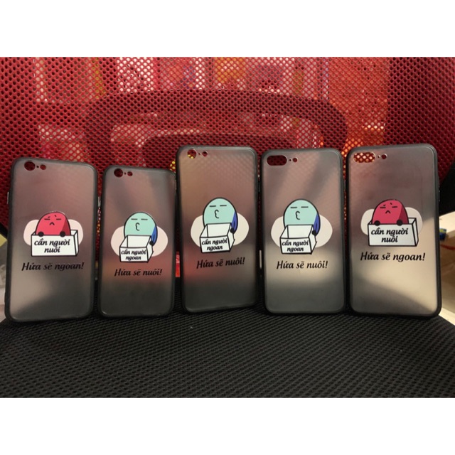 Ốp iphone6G,6S,6Plus,7Plus,8Plus dẻo viềng in hình kute