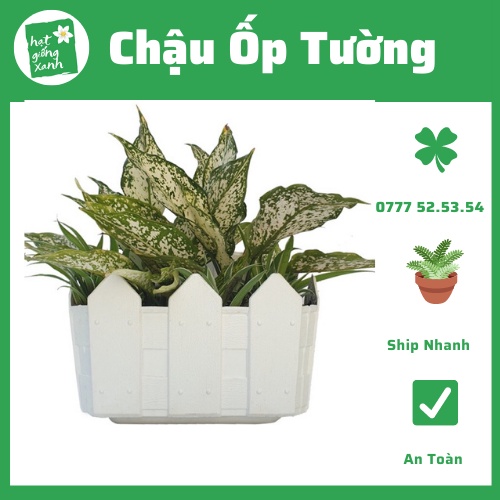 Chậu nhựa hàng rào treo tường,chậu ốp tường, chậu trồng cây, rau tiện lợi nhiều màu