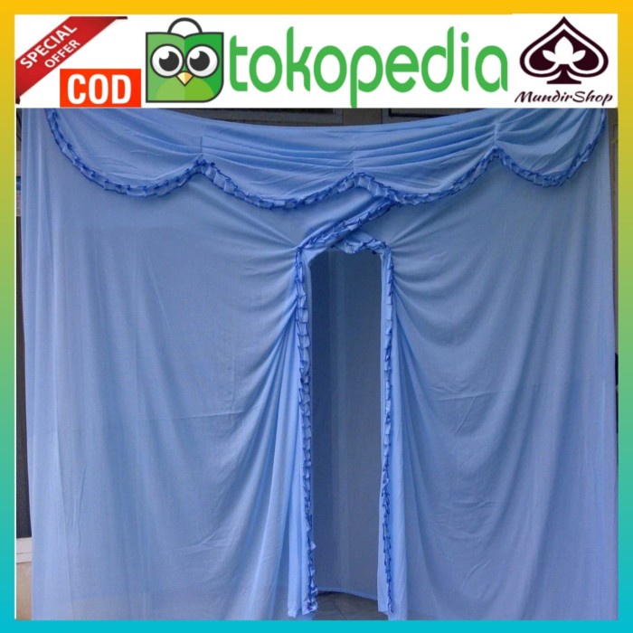 X Mùng Ngủ Ngăn Muỗi Phối Ren Trơn 180X200 Cao Cấp