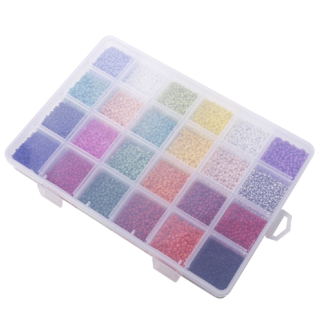 Hạt Thủy Tinh 2mm Làm Trang Sức Thủ Công