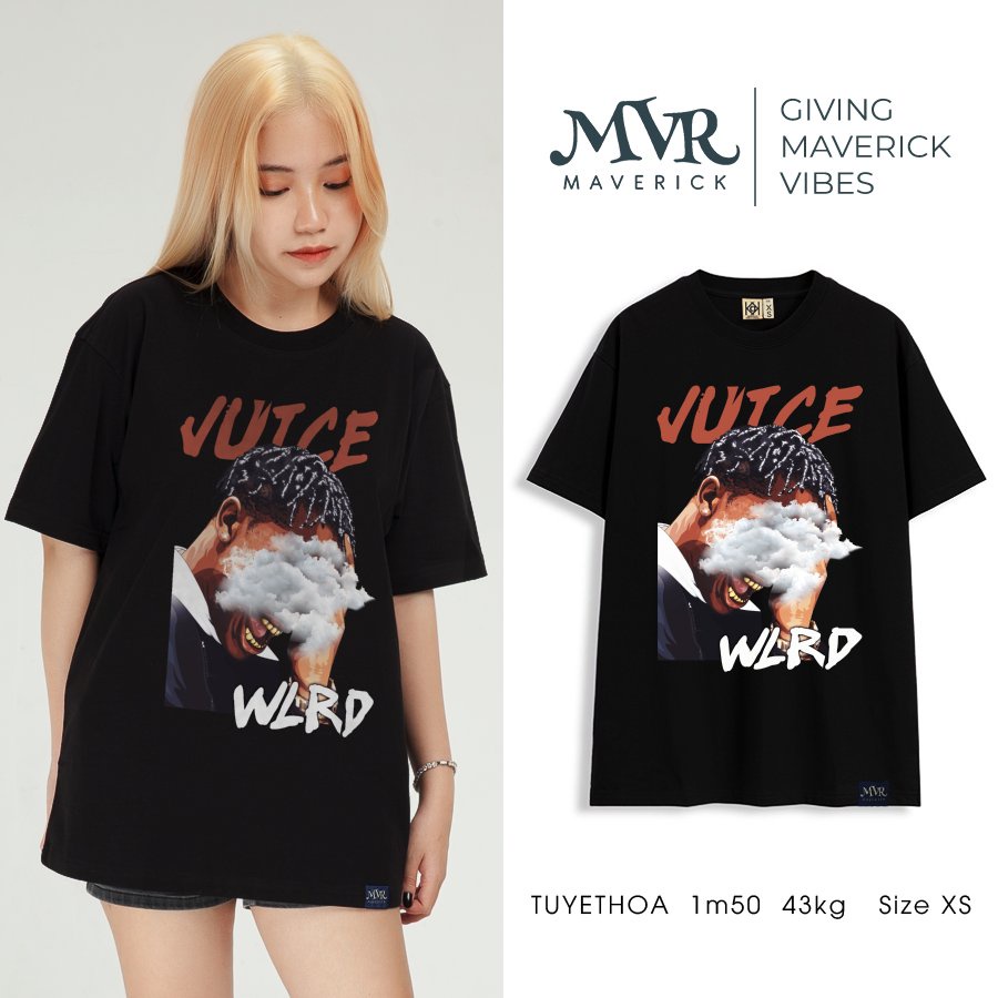 Áo thun nữ nam Cotton thoáng mát âm nhạc hip hop chất đường phố MVR KK3894