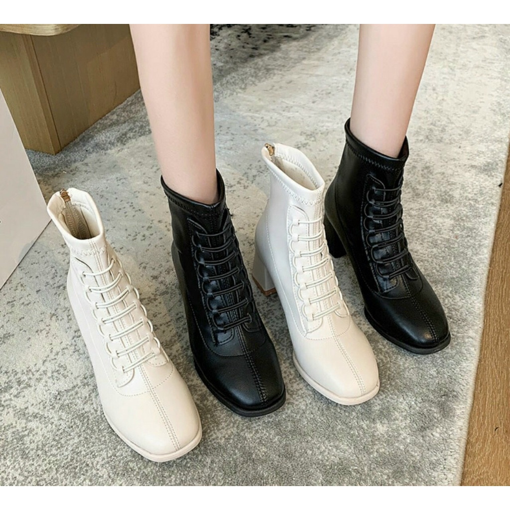 FREESHIP MÃ 9061 HOT BỐT NỮ BUỘC DÂY GÓT TRỤ CAO 7P SANG CHẢNH