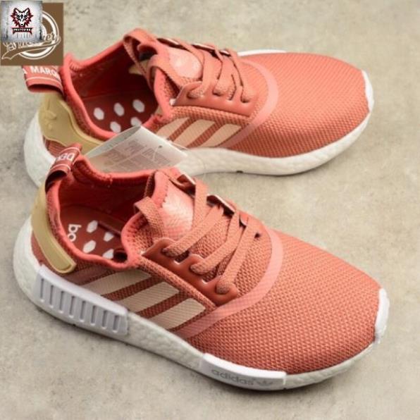 Chất - | Bán Chạy | Giầy NMD HUMAN RACE XR 1 hồng đế trắng thời trang nam nữ KHO Xịn Nhẩt 2021 $ '