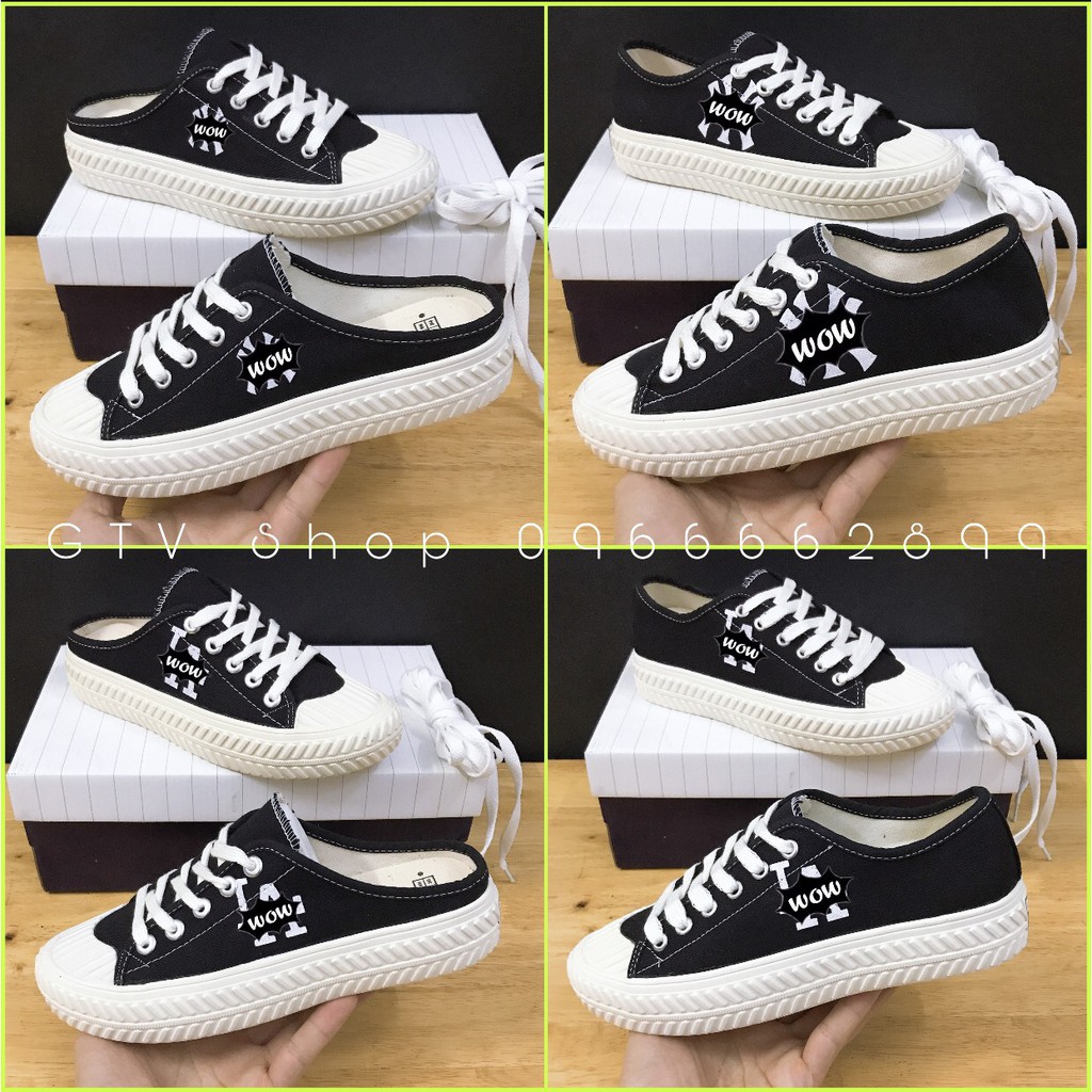 Kèm Hộp & Tặng Quà Tùy Chọn - Giày thể thao và giày đạp gót (Giày Sục) mẫu hot 2020.   .