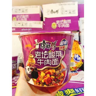 [Freeship] Thùng 12 tô Mì tôm dưa bò chua cay Trung Quốc. | BigBuy360 - bigbuy360.vn