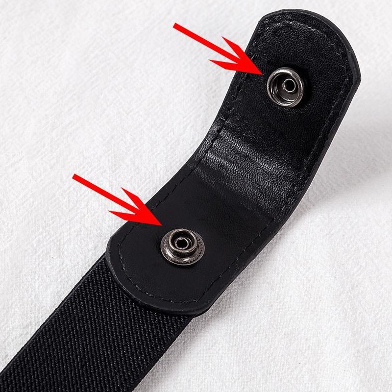 Thắt lưng vải canvas không đường may không có khóa co giãn tốt dễ phối đồ thời trang cho nam và nữ