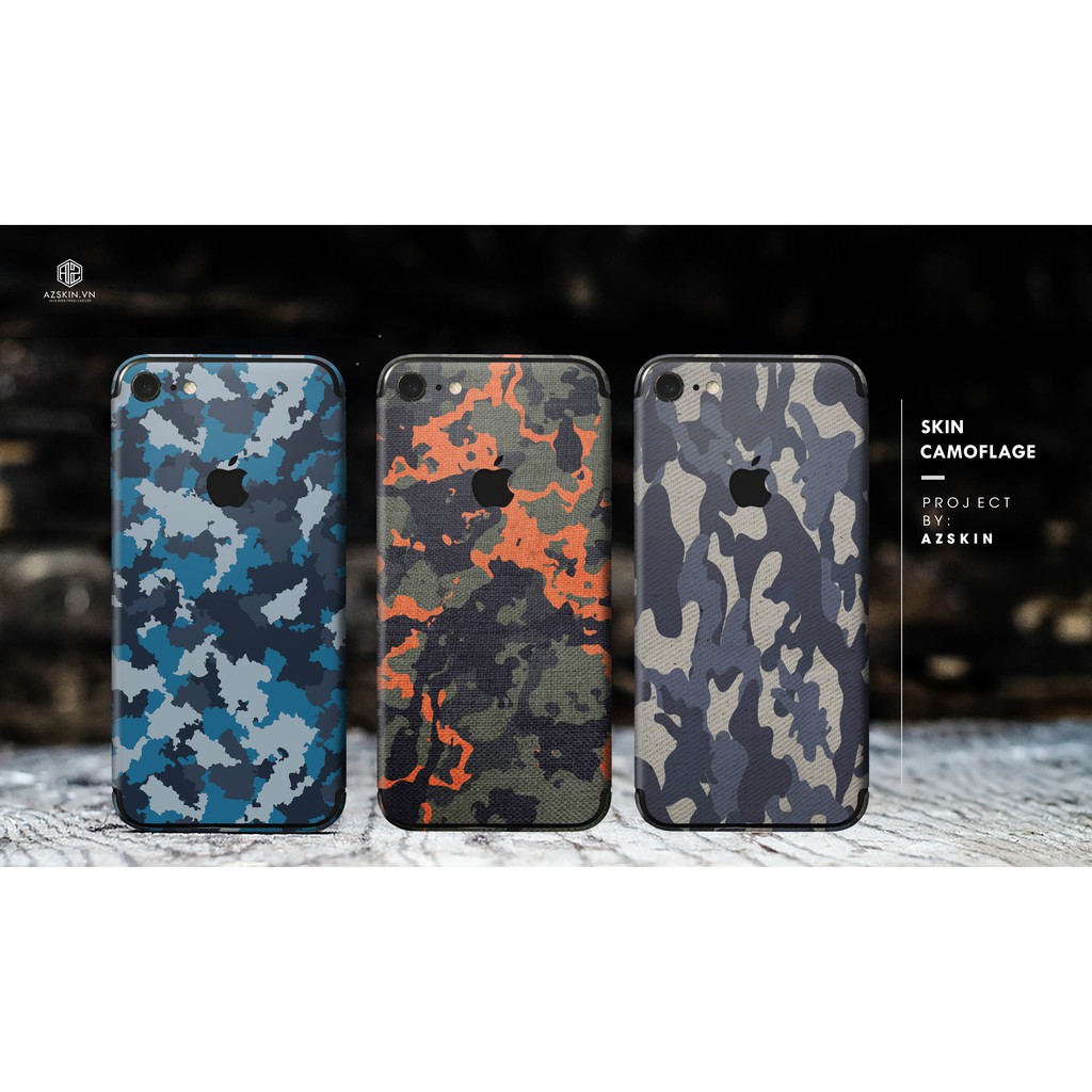 Dán Skin Camo Dành Cho IPhone | Skin IPhone 5 Lớp Chất Liệu Cao Cấp Chống Xước, Chống Thấm, Chống Bay Màu...