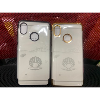 Ốp lưng vsmart joy 1, joy1 plus, active1, active1 plus dẻo trong xi viền vàng