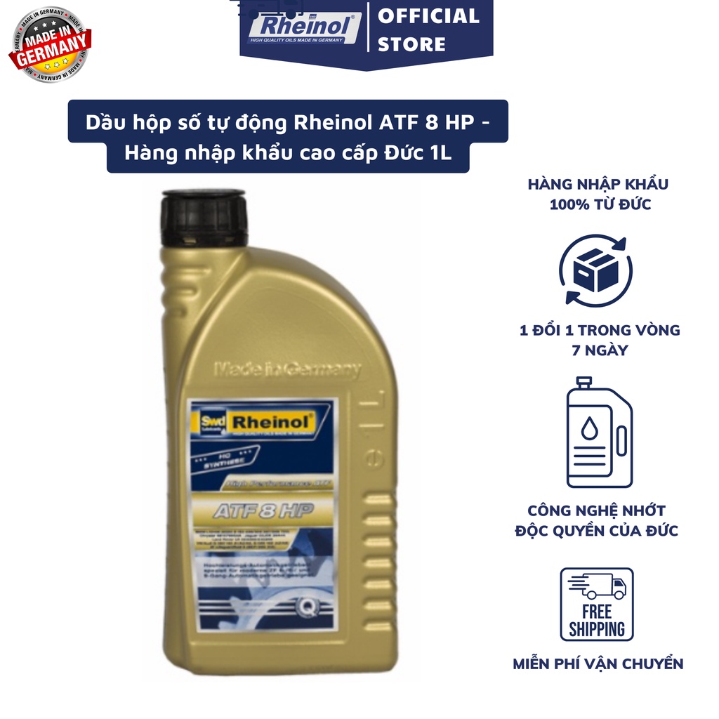 Dầu hộp số tự động Rheinol ATF 8 HP - Hàng nhập khẩu cao cấp Đức 1L