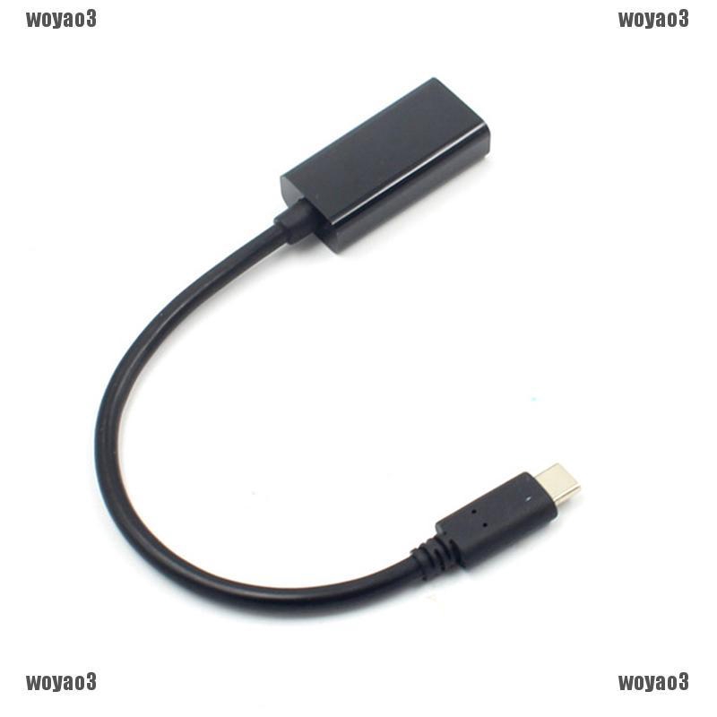 Black USB-C Type-C to HDMI HDTV Adapter Cable For Samsung S8 Note 8 Macbook☆