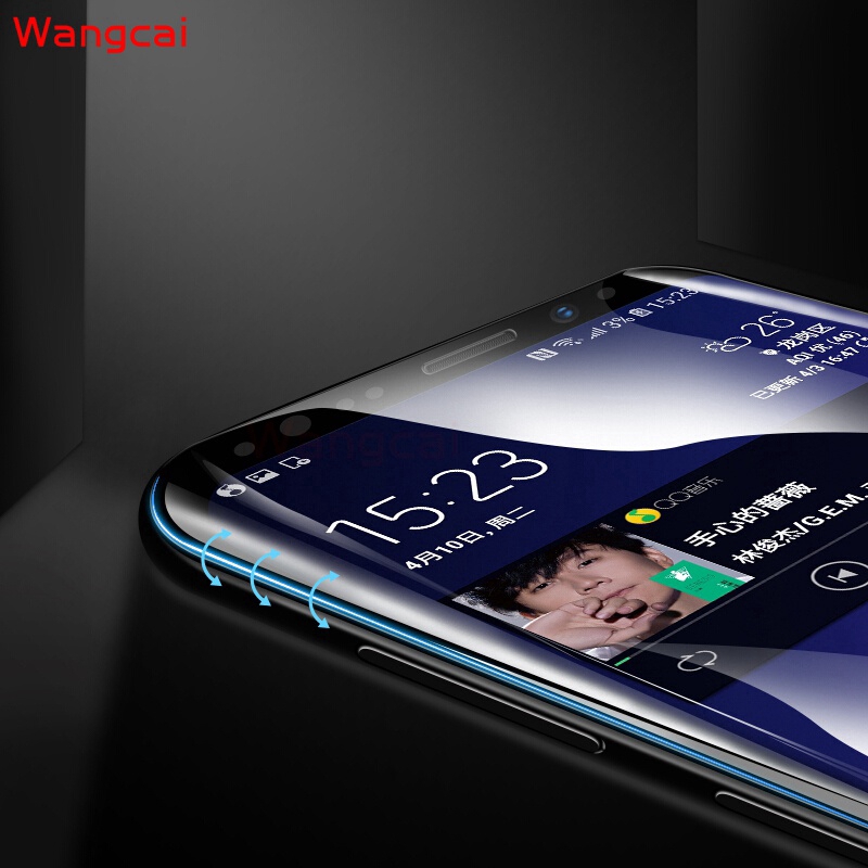 Miếng Dán Cường Lực Mềm Mại Bảo Vệ Màn Hình Cho Samsung Galaxy S10 + S9 + S8 + Plus S10 S9 S8 Kính