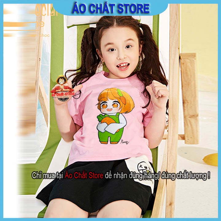 (3 MÀU) Áo thun KAMUI HERO TEAM nhiều màu siêu đẹp cho bé gái | Áo Chất Store