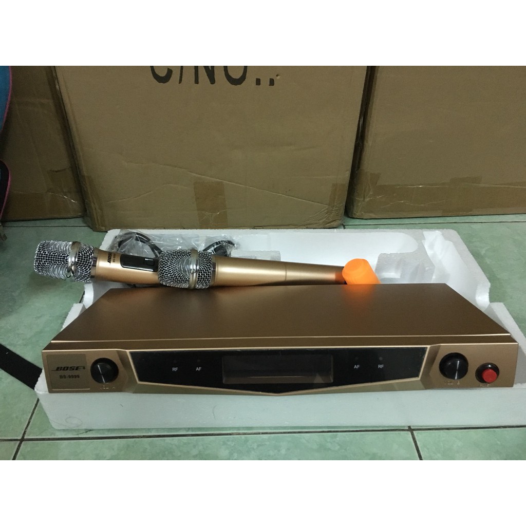 Micro hát karaoke bs9999 thế hệ mới mẫu mã đẹp âm thanh tuyệt vời