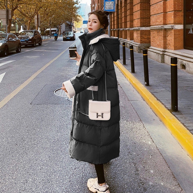 Áo khoác đệm cotton dáng rộng thời trang mùa đông Hàn Quốc 2020 mới cho nữ