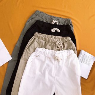 QUẦN KAKI LƯNG THUN DÂY RÚT