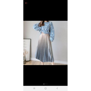 Thanh lý váy nhung len dập li