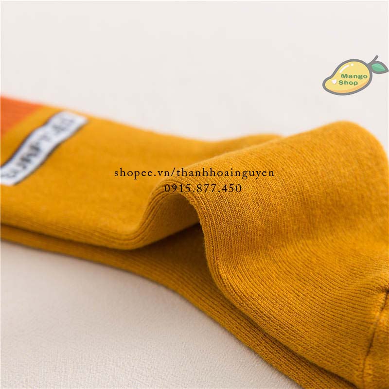 Tất Lót Lông Nỉ 2 Màu Cá Tính Unisex Dành Cho Mùa Đông Đại Hàn