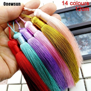 Dây Tua Rua Bằng Lụa Satin 12cm Làm Thủ Công