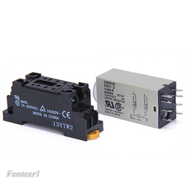 Rơ Le Hẹn Giờ H3Y-2 DC 12V 0-60 Phút 0-60 Phút