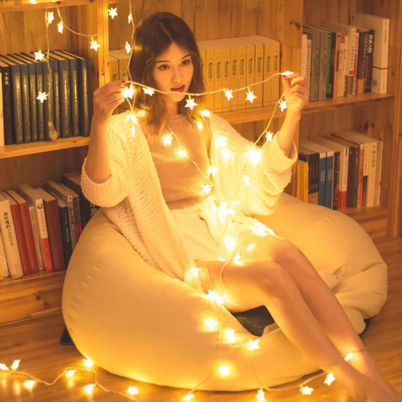 Dây Đèn Led Hình Ngôi Sao 3m/6m Trang Trí Nhà Cửa Đẹp HN18