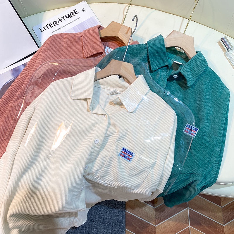 Áo Sơ Mi Dài Tay Dáng Rộng Thời Trang Mùa Thu Dành Cho Nữ