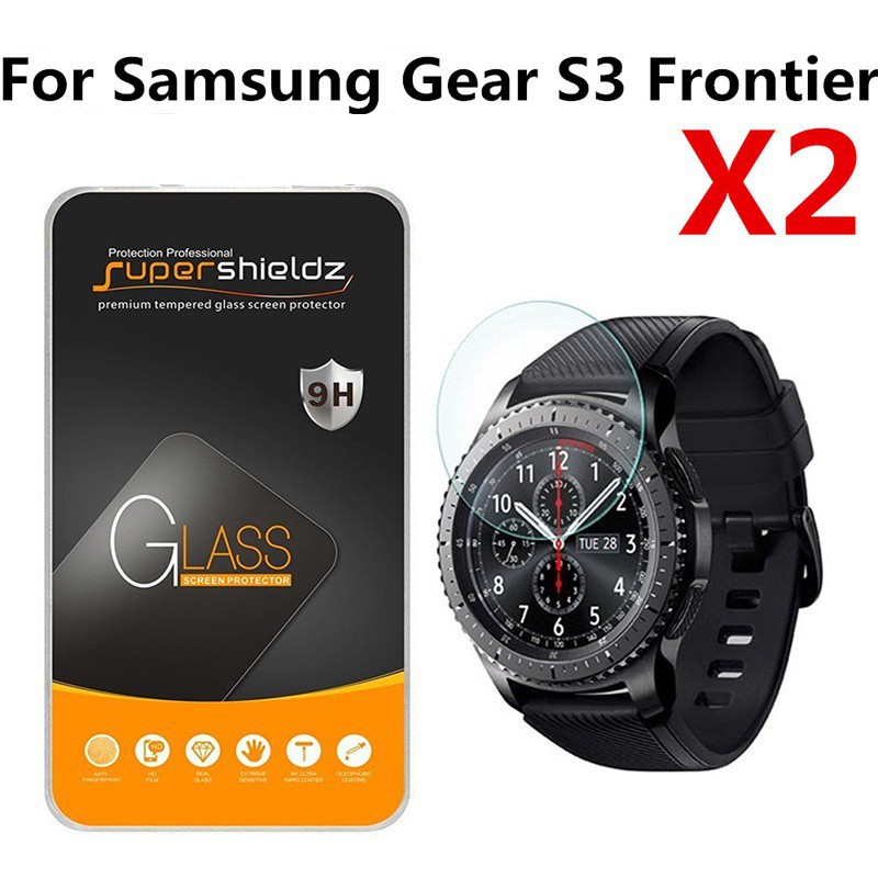Set 2 Kính Cường Lực Cao Cấp Bảo Vệ Màn Hình Cho Samsung Gear S3