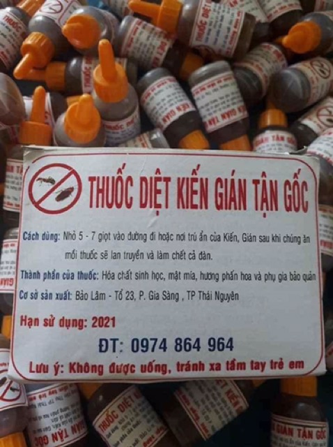 Thuốc diệt kiến gián sinh học