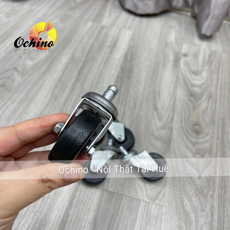 Bánh xe chân ghế xoay, bánh Xe Ghế Xoay Văn phòng màu đen ( gồm 5 bánh 1 bộ)