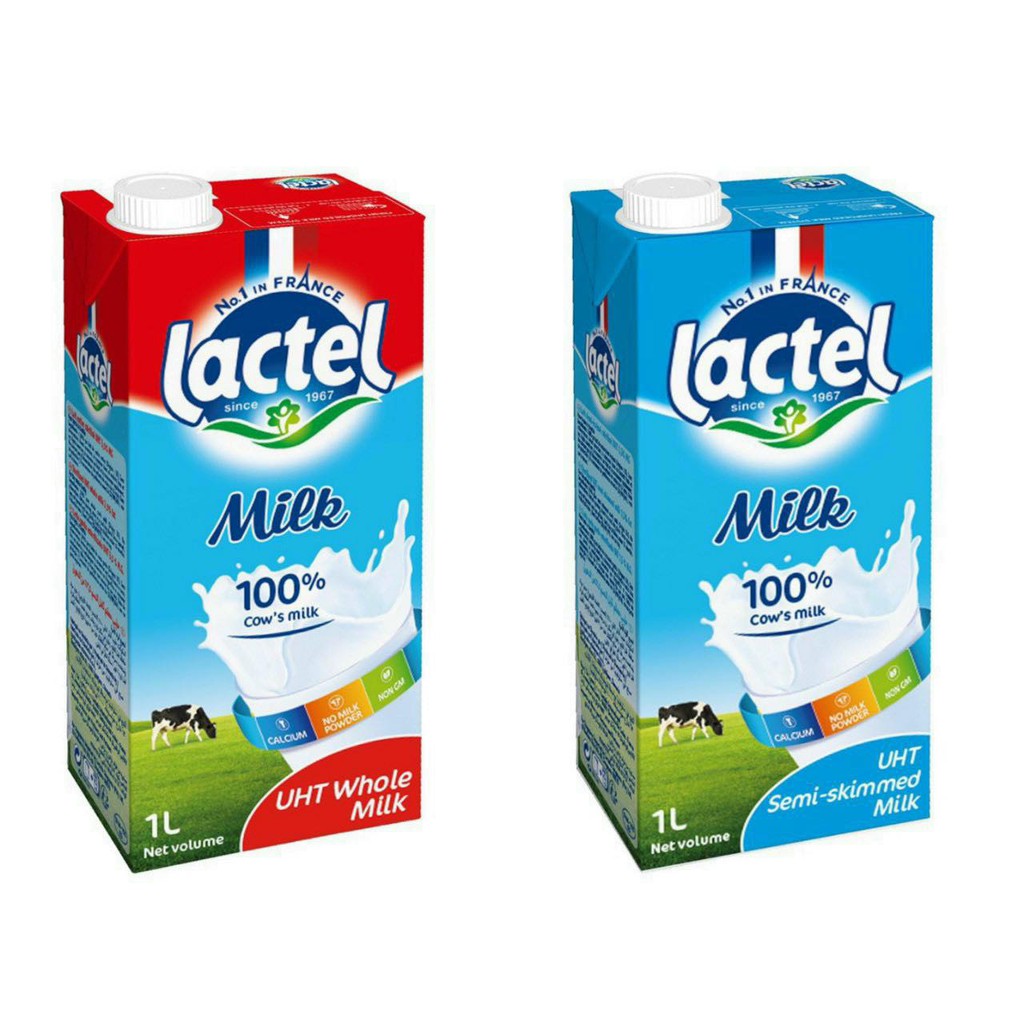 sữa tươi nước Lactel 200ml nhập khẩu Pháp