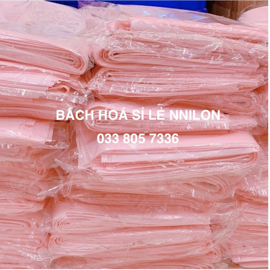 [ NHẬN IN TÚI] 1KG TÚI HD PE HỒNG PHẤN nilon dẻo, đựng mỹ phẩm, quần áo túi hột xoài giá rẻ BAO bì NILONG ĐÓNG GÓI HÀNG