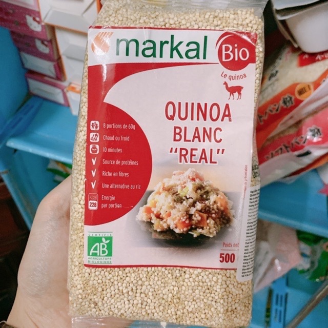 Diêm mạch quinoa trắng hữu cơ