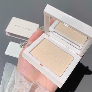 Phấn phủ trang điểm GUICAMI dạng nén, kiểm soát nhờn và chống thấm nước với 2 tông màu trắng/tự nhiên