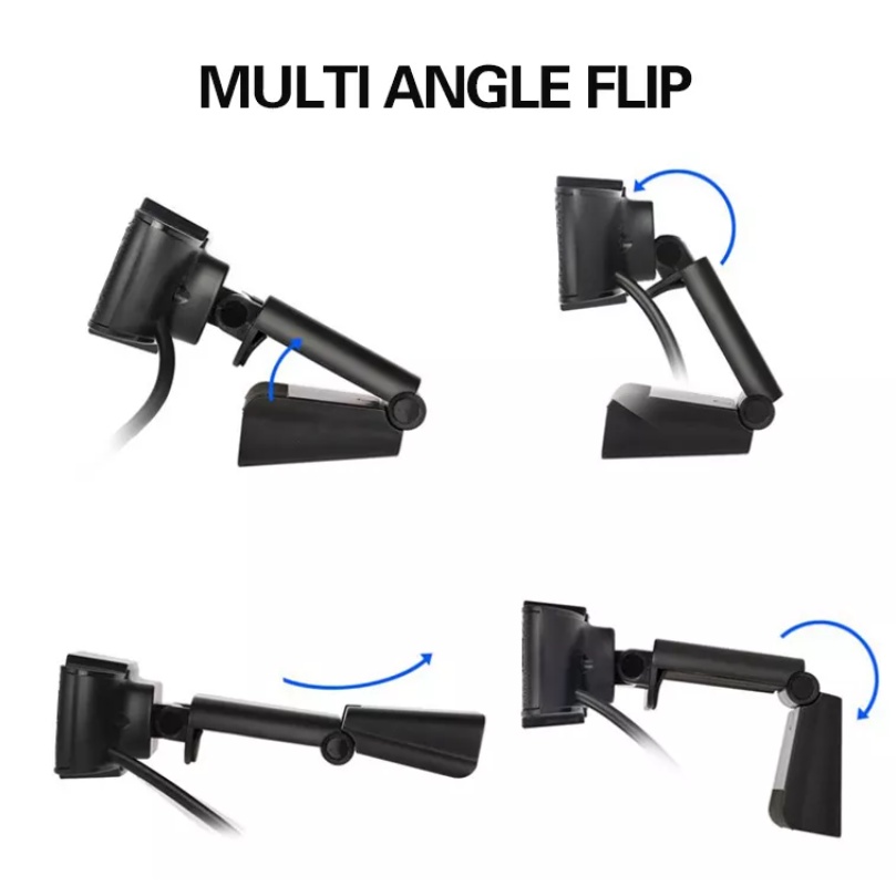 Webcam máy tính có mic full hd usb giá rẻ cho pc, laptop chuyên dùng để học online, livestream, wc 720p