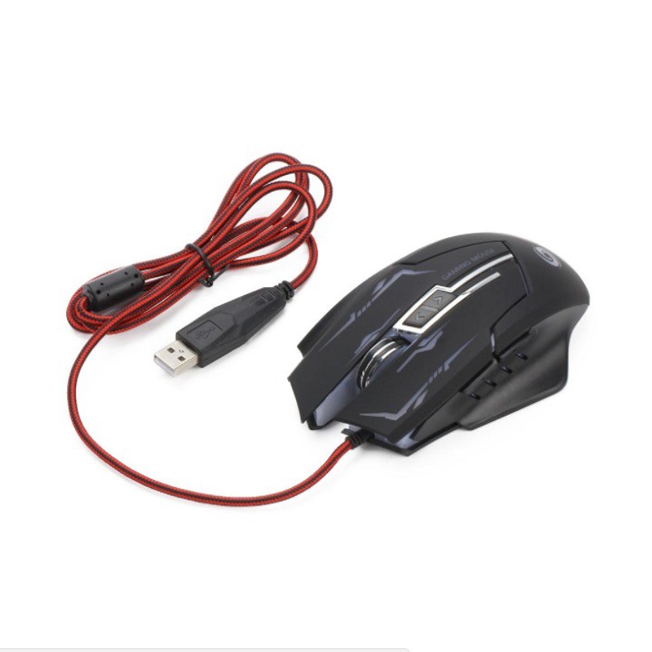 Khuyến mãi chuột gaming K1021 Led đẳng cấp + Tặng 1 lót chuột - Chuột chơi game - Gaming mouse - Chuột cho game thủ